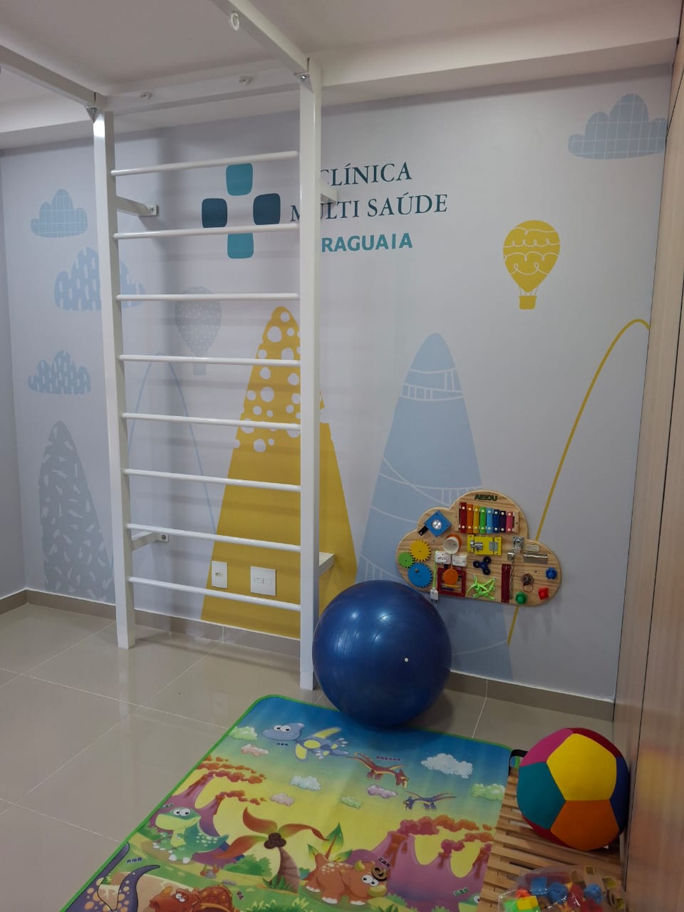 Espaço de atendimento da clínica